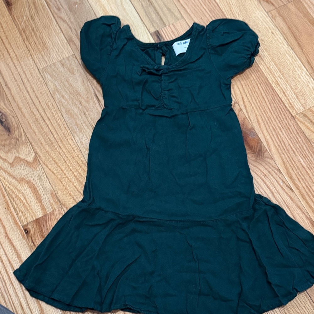 Old Navy Dark Green Kids Casual Dress
